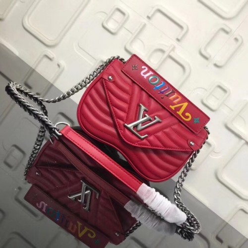 LOUIS VUITTON NEW WAVE TOREBKA NA ŁAŃCUSZKU PM M51930 CZERWONA