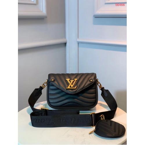 Torba na ramię LOUIS VUITTON NEW WAVE M56466 czarna