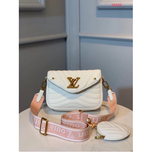 Torba na ramię LOUIS VUITTON NEW WAVE M56466 biała