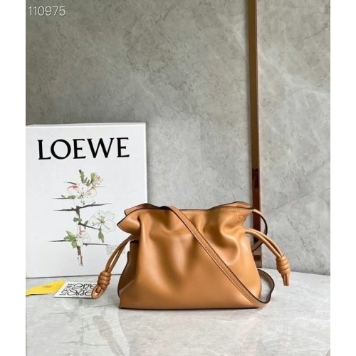 Loewe Lucky Bags Oryginalna skóra LE0539 Brązowa