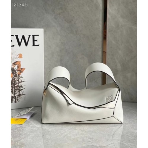 Torba skórzana Loewe Original LE10188 biała