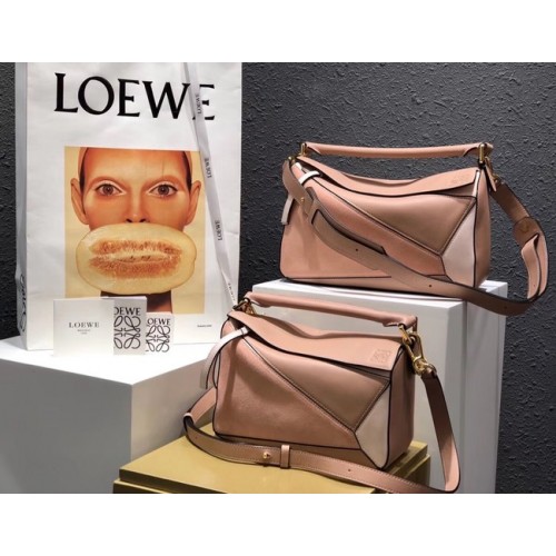 Loewe Puzzle Bag Original Leather B9124 różowa