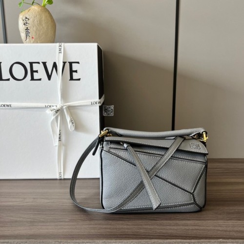 Loewe mini Puzzle Bag Original Leather 6134 szary