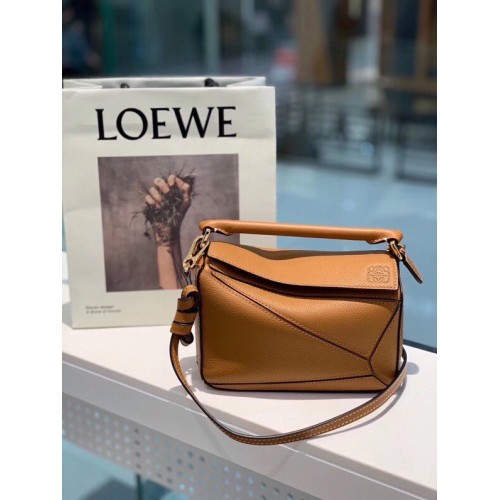 Loewe mini Puzzle Bag Original Leather 61841 brown