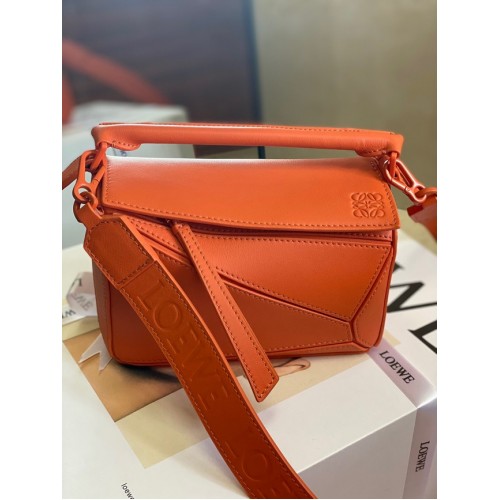 Loewe mini Puzzle Bag Original Leather 6223 orange