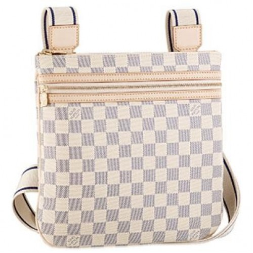 Płócienna torebka Bosphore Louis Vuitton Damier Azur N51112