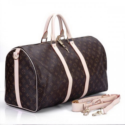 Louis Vuitton Monogram Canvas Keepall 50 z paskiem na ramię M41416
