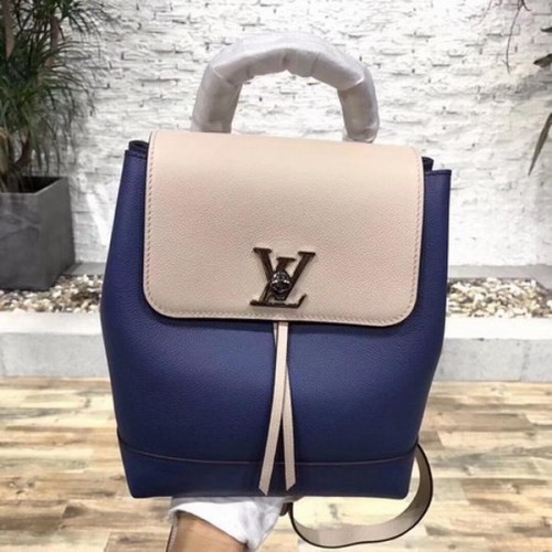 Plecak Louis Vuitton 2018 Wiosna-Lato LOCKME M41815 Niebieski