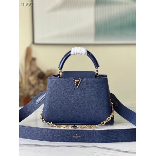 Louis Vuitton CAPUCINES BB M48865 Granatowy
