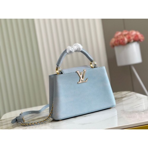 Louis Vuitton CAPUCINES BB M48865 jasnoniebieski
