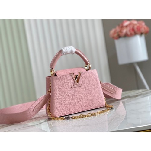 Louis Vuitton CAPUCINES MINI M59065 różowy