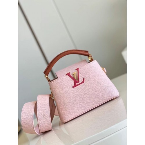 Louis Vuitton CAPUCINES MINI M59253 różowy