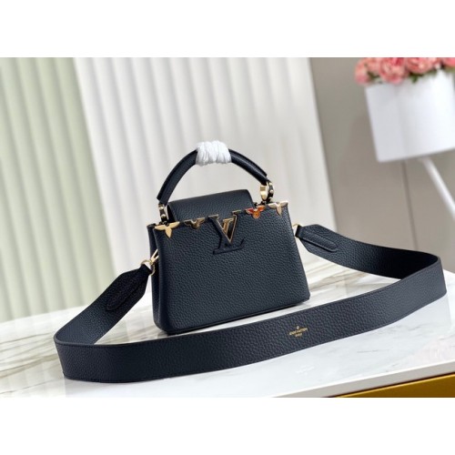 Louis Vuitton CAPUCINES MINI M59267 czarny