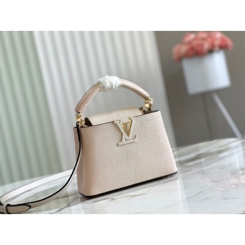 Louis Vuitton CAPUCINES MINI M59268 Beżowy