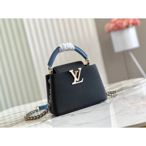 Louis Vuitton CAPUCINES MINI M59652 Czarny