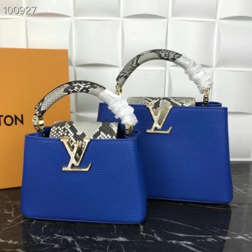 Louis Vuitton CAPUCINES MINI M99676 niebieski
