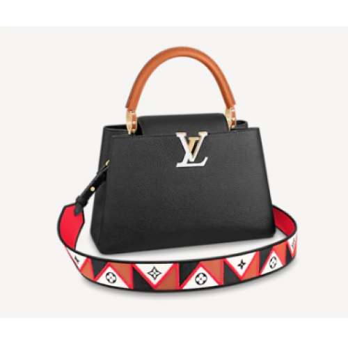 Louis Vuitton CAPUCINES MM M58608 Czarny
