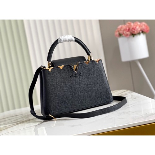 Louis Vuitton CAPUCINES MM M56904 CZARNY