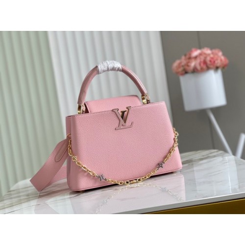 Louis Vuitton CAPUCINES MM M56904 różowy