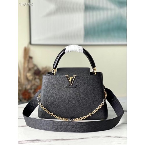 Louis Vuitton CAPUCINES MM M59209 czarny