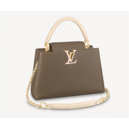 Louis Vuitton CAPUCINES MM M59516 Smokey Brown Green