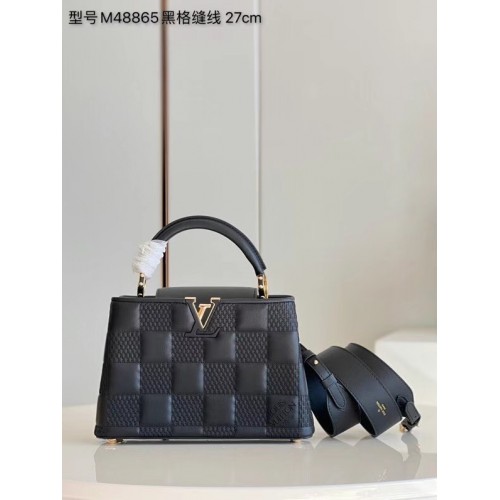 Louis Vuitton CAPUCINES PM M48864 czarny