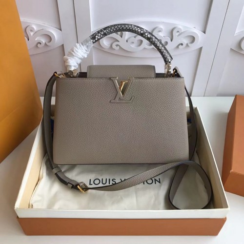 Louis Vuitton CAPUCINES PM M52386 szary