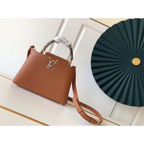 Louis Vuitton CAPUCINES PM M523867 brązowy
