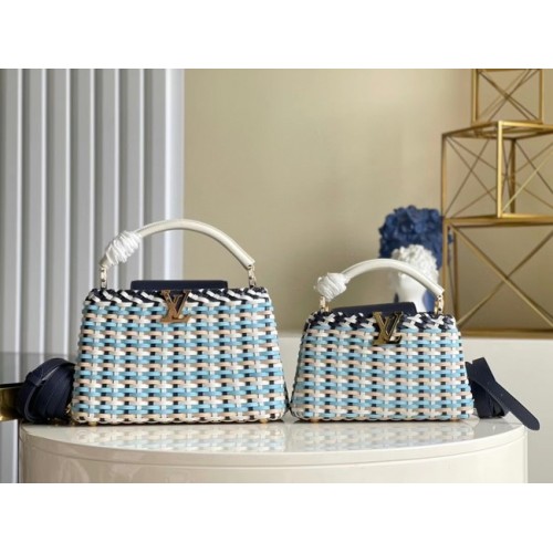 Louis Vuitton CAPUCINES MINI M94519 niebieski