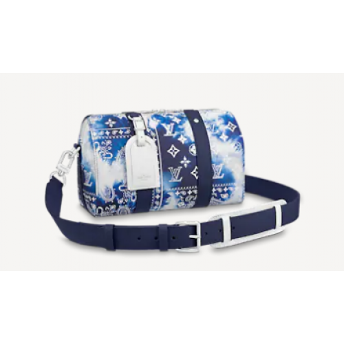 Louis Vuitton CITY KEEPALL M20555 Niebieski