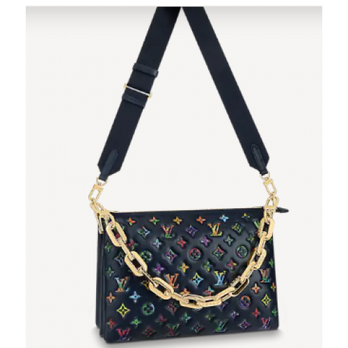 Louis Vuitton MM Cushion M21204 Granatowy