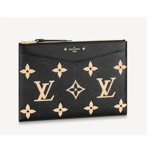 Louis Vuitton DAILY POUCH M81292 Czarny Beż