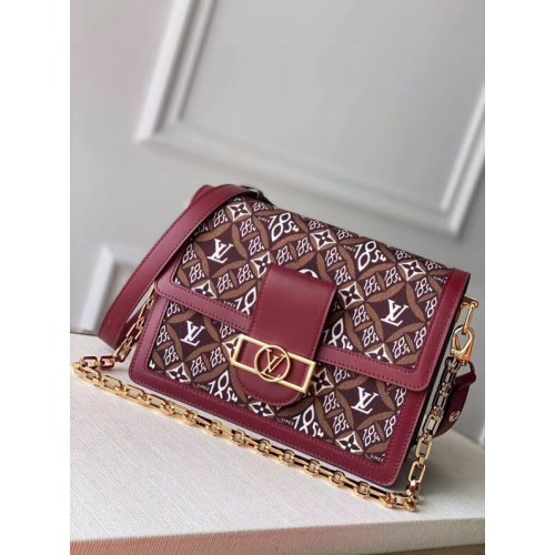 Louis Vuitton DAUPHINE M57211 Burgundowy