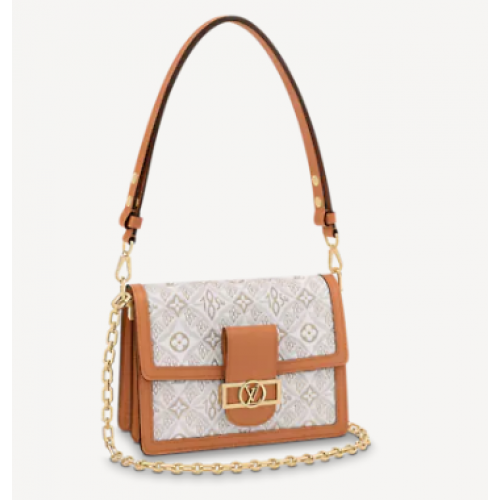 Louis Vuitton DAUPHINE MM M59483 Ecru Karmel