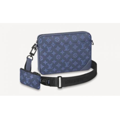 Louis Vuitton DUO MESSENGER M45730 Granatowy