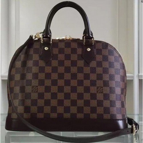 Torba płócienna Louis Vuitton Damier Ebene ALMA MM N41247