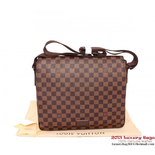 Torby listonoszki Louis Vuitton Damier Ebene Canvas District MM N41212