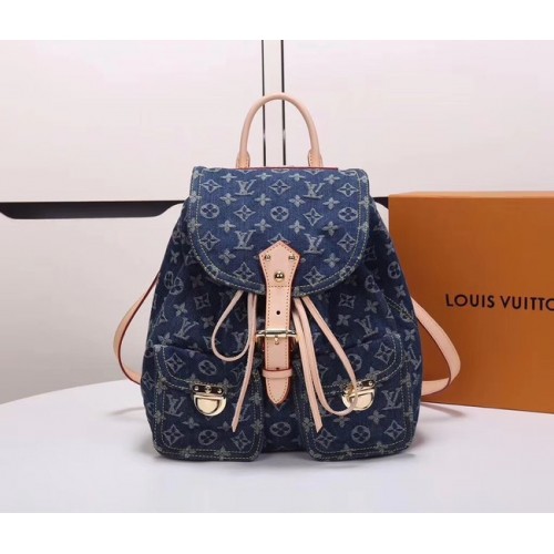 Plecak Louis Vuitton Denim M44460 niebieski