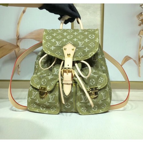 Plecak Louis Vuitton Denim M44460 zielony