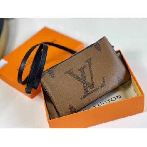 Torebka Louis Vuitton Double Zip Pochette M69203 Brązowa