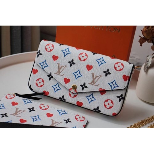 Louis Vuitton FELICIE POCHETTE M61276 biały
