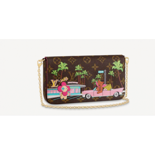 Louis Vuitton FELICIE POCHETTE M80859 Fuksja Róż