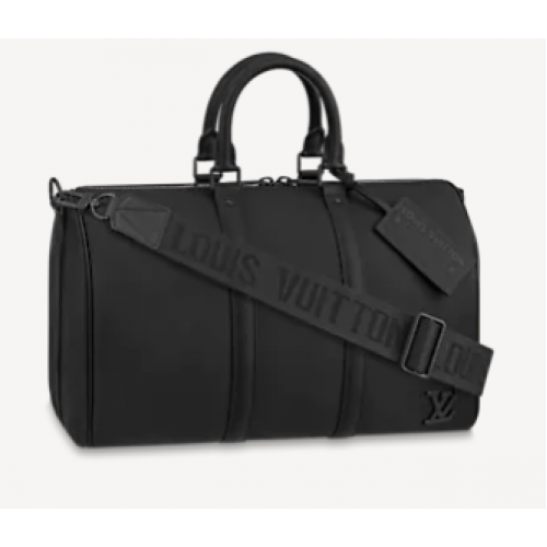 Louis Vuitton KEEPALL BANDOULIERE 40 M57088 czarny
