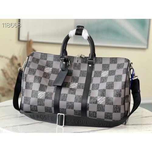 Louis Vuitton KEEPALL BANDOULIERE 45 N80404 czarny