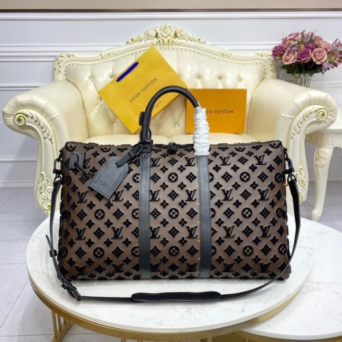 Louis Vuitton KEEPALL BANDOULIERE 50 M45069 ciemnobrązowy