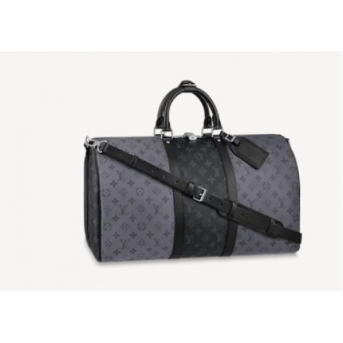 Louis Vuitton KEEPALL BANDOULIERE 50 M45392 czarny