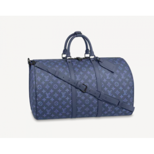 Louis Vuitton KEEPALL BANDOULIERE 50 M45731 Granatowy
