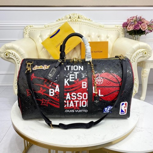 Louis Vuitton KEEPALL BANDOULIERE 55 M58516 czarny