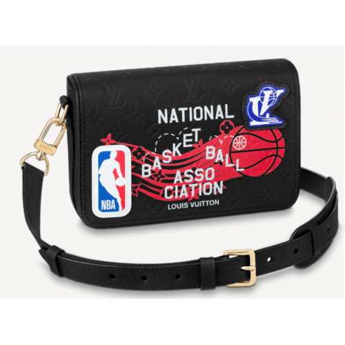 Louis Vuitton Louis VuittonXNBA STUDIO MESSENGER M58498 czarny