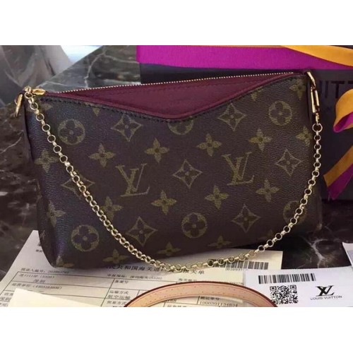 Kopertówka Louis Vuitton M41638 z fioletowym monogramem i płótnem PALLAS